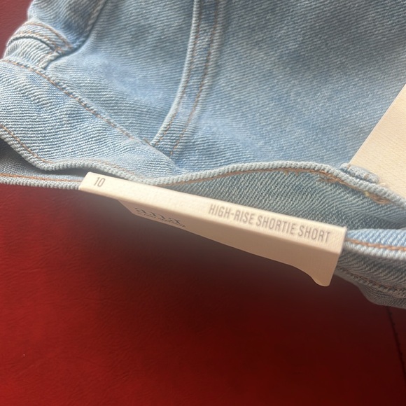 a.n.a High-Rise Shortie Short Jean Short NWT - Picture 2 of 6